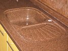 Мийка кухонна вмонтована штучний камінь 